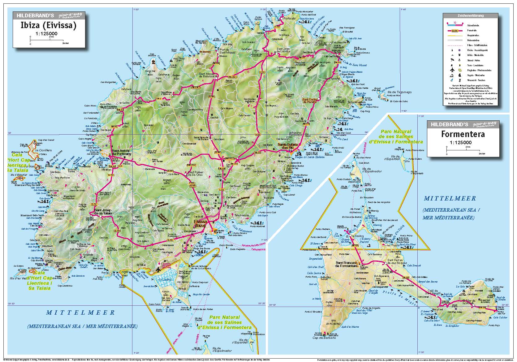 Ibiza Formentera Kartenseite