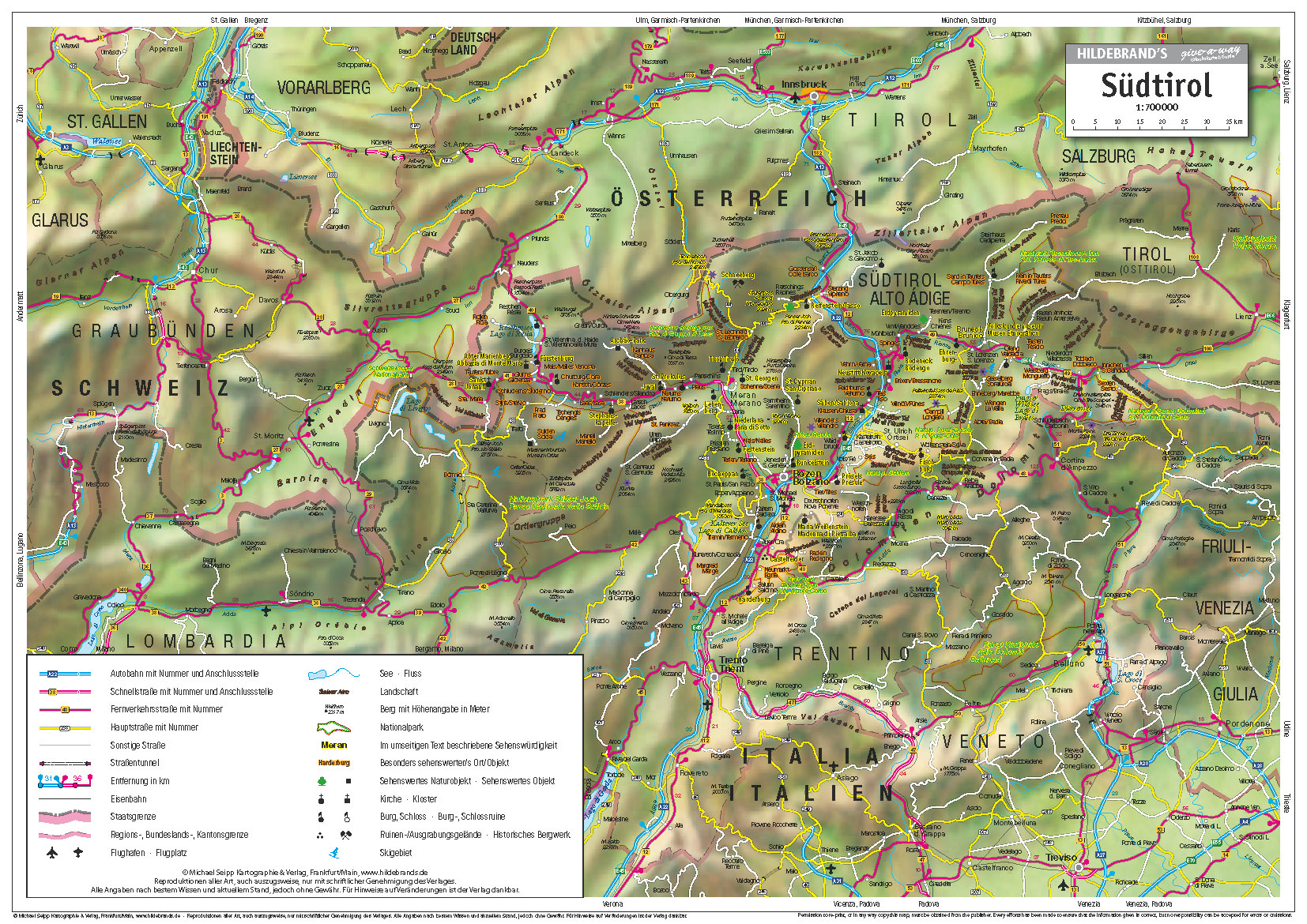 Südtirol Kartenseite