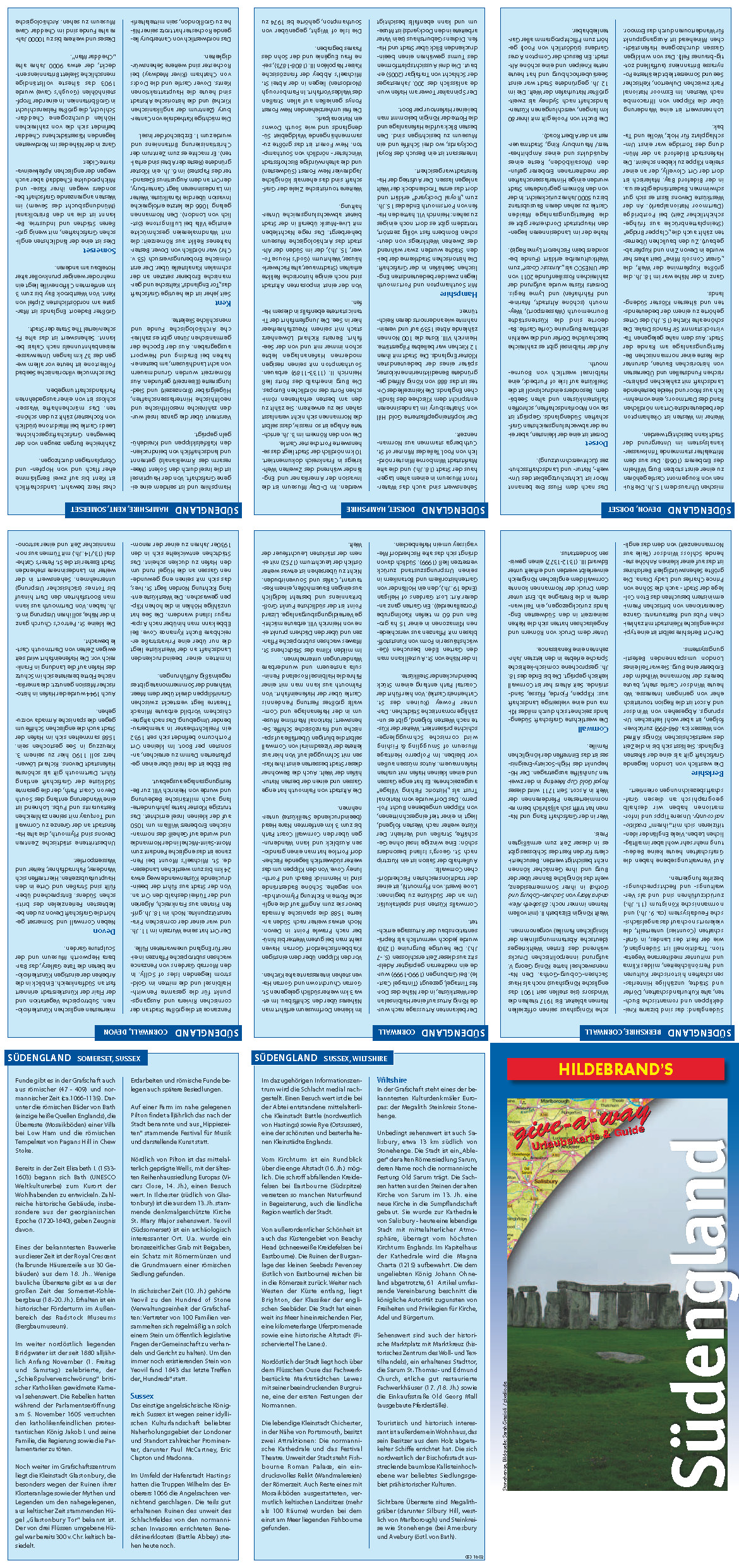 Südengland Titelseite